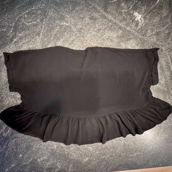 grade & gather Loose Black Top, Small/Medium - Picture 3 of 5